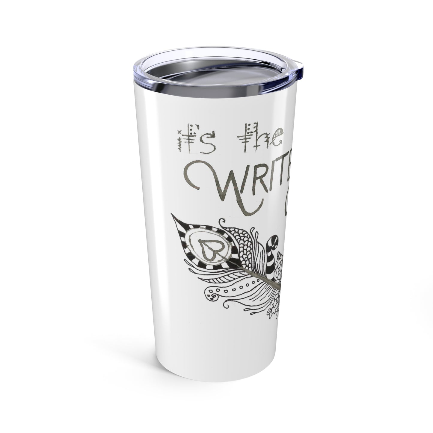 It's the Write Thing Feather - Tumbler 20oz