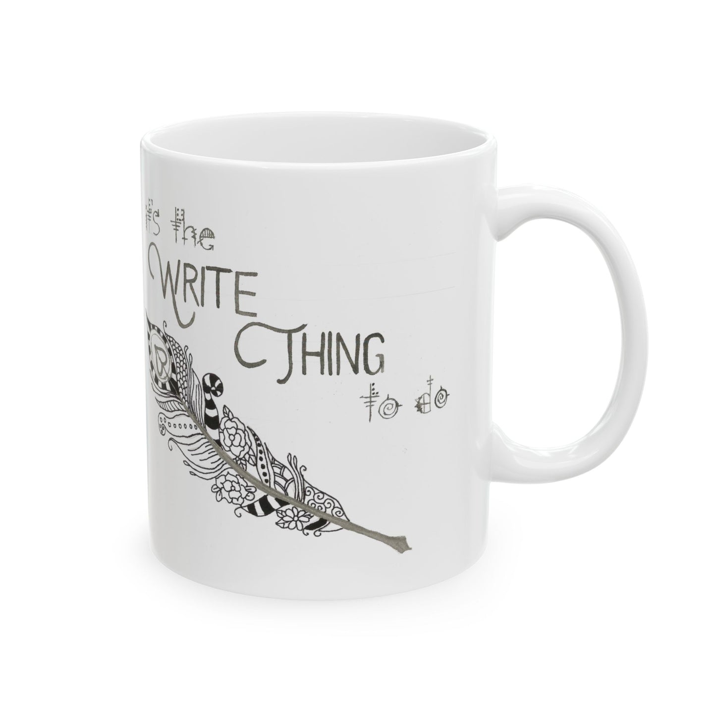 Write Thing - Ceramic Mug, 11oz