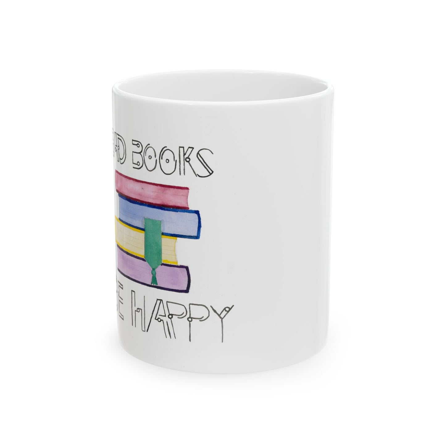 Read Books - Ceramic Mug, 11oz