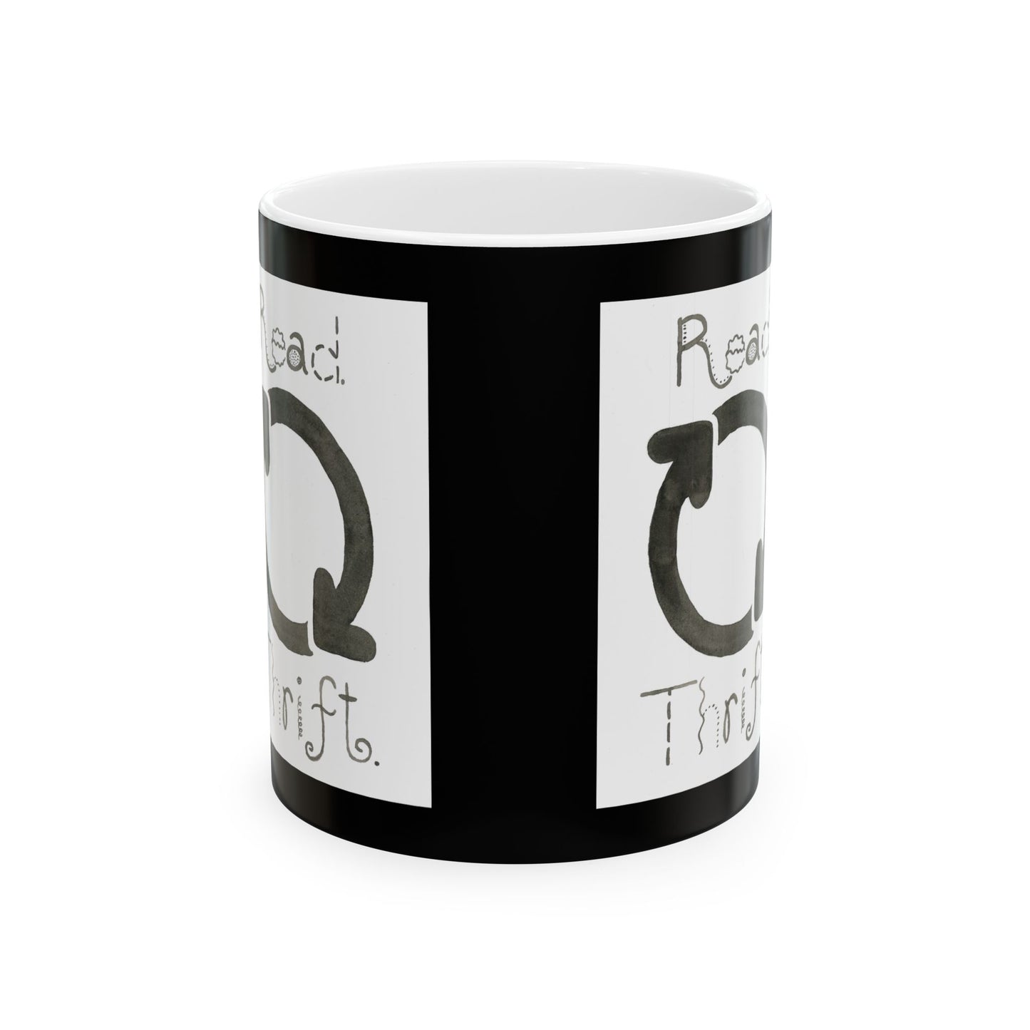 Read/Thrift - Ceramic Mug, 11oz