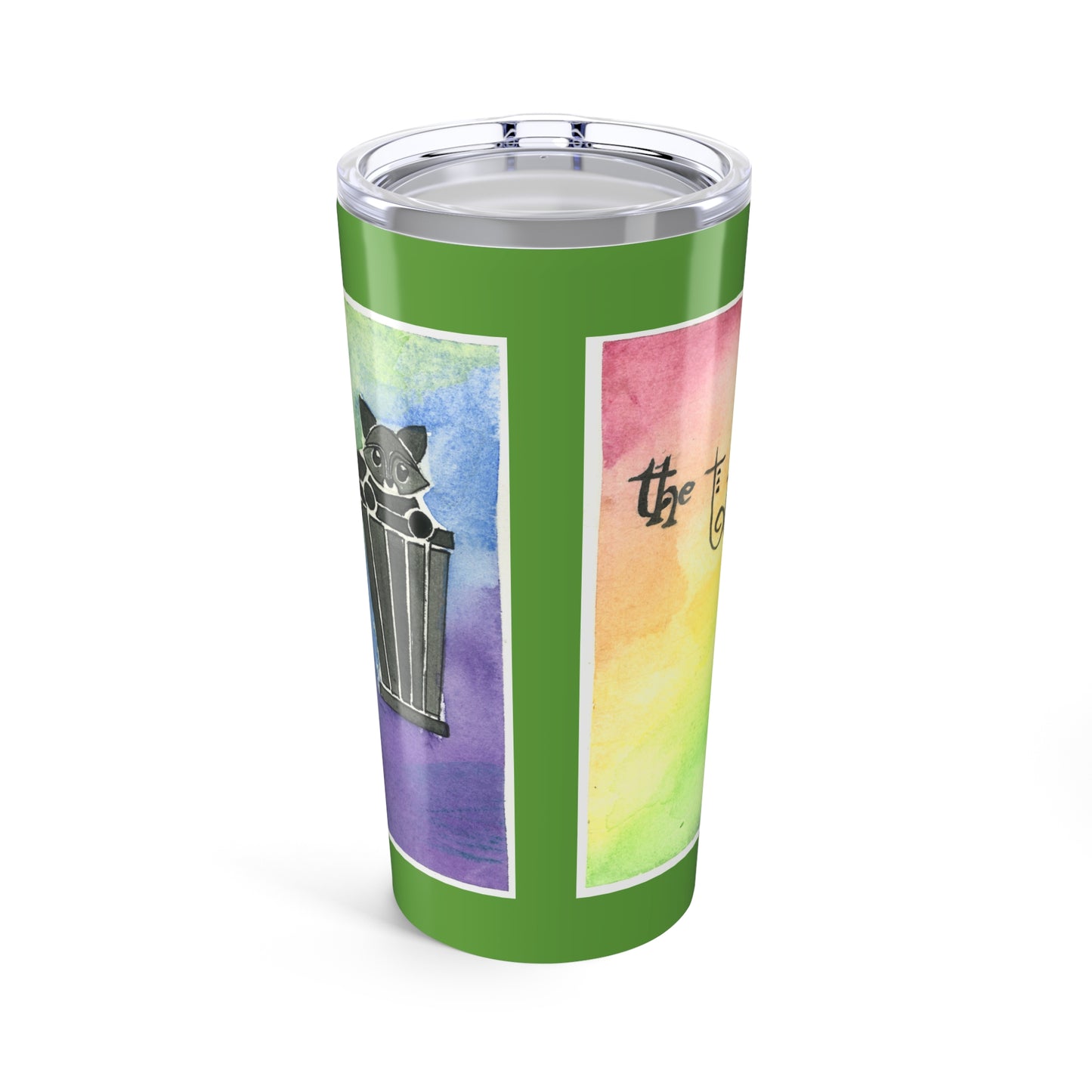 Trash Barrel Raccoon Style - Tumbler 20oz