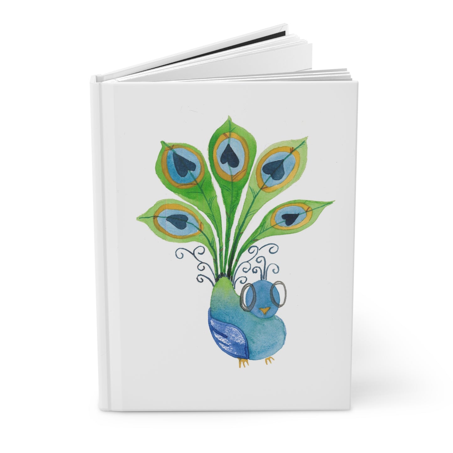 Peacock - Hardcover Journal Matte