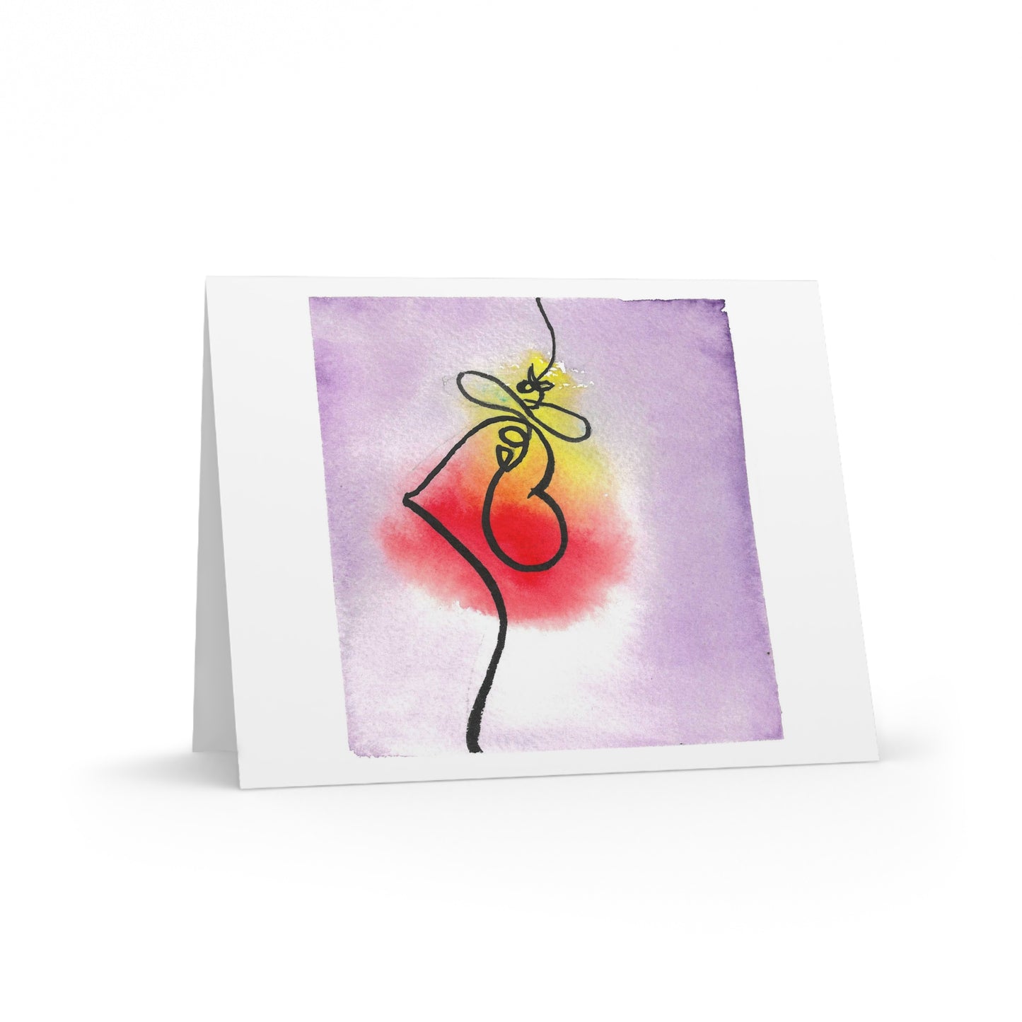 Bizzzzzzzzy Bee bringing you love! Cards 8 Pack