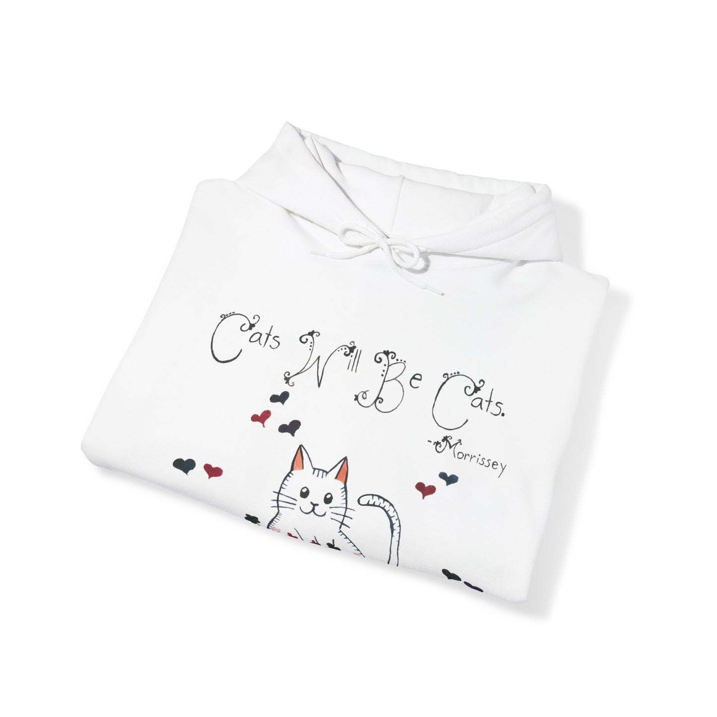 Cats will be cats - Unisex Heavy Blend™ Hooded Sweatshirt