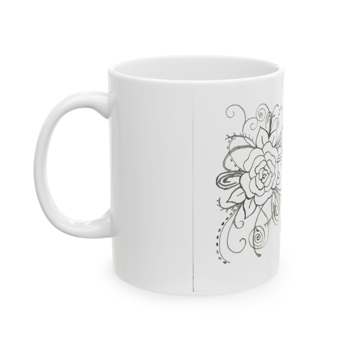 Seed/Flower - Ceramic Mug, 11oz