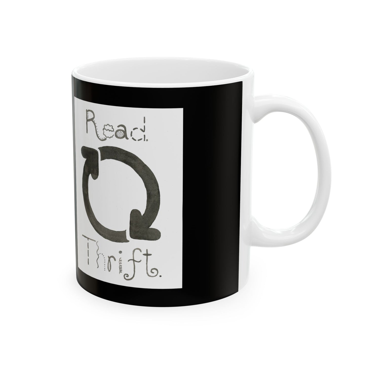 Read/Thrift - Ceramic Mug, 11oz
