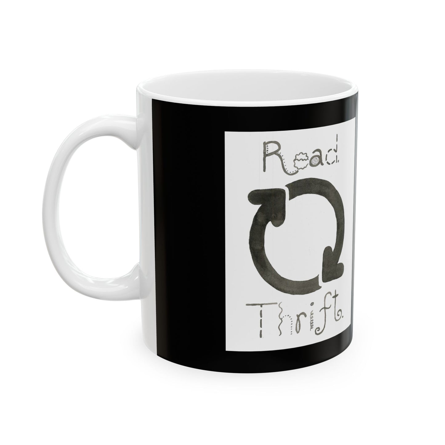 Read/Thrift - Ceramic Mug, 11oz