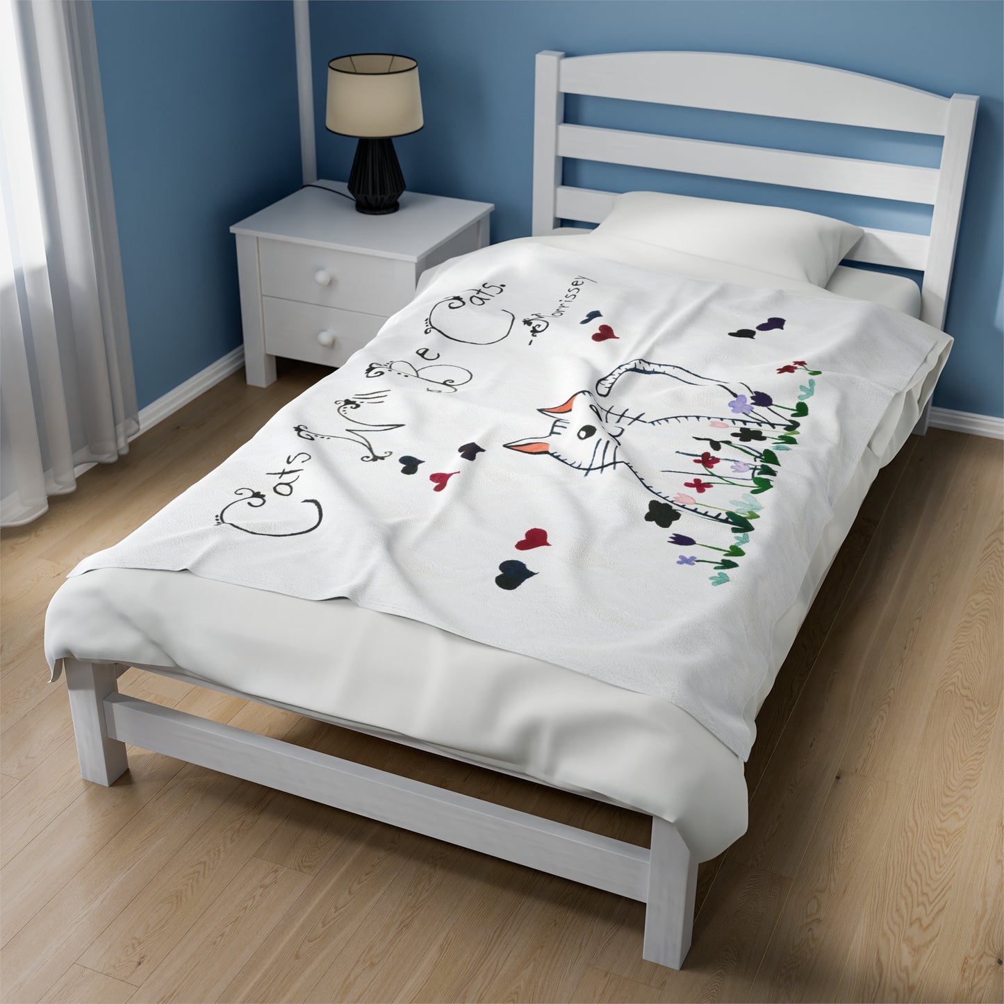 Cats Will Be Cats - Velveteen Plush Blanket