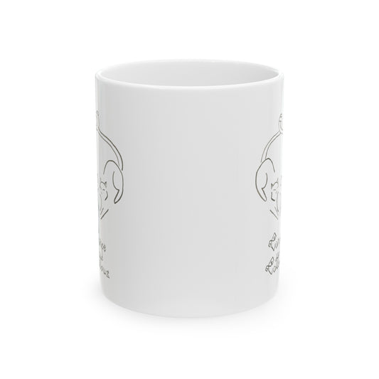 Seize the Cat - Ceramic Mug, 11oz