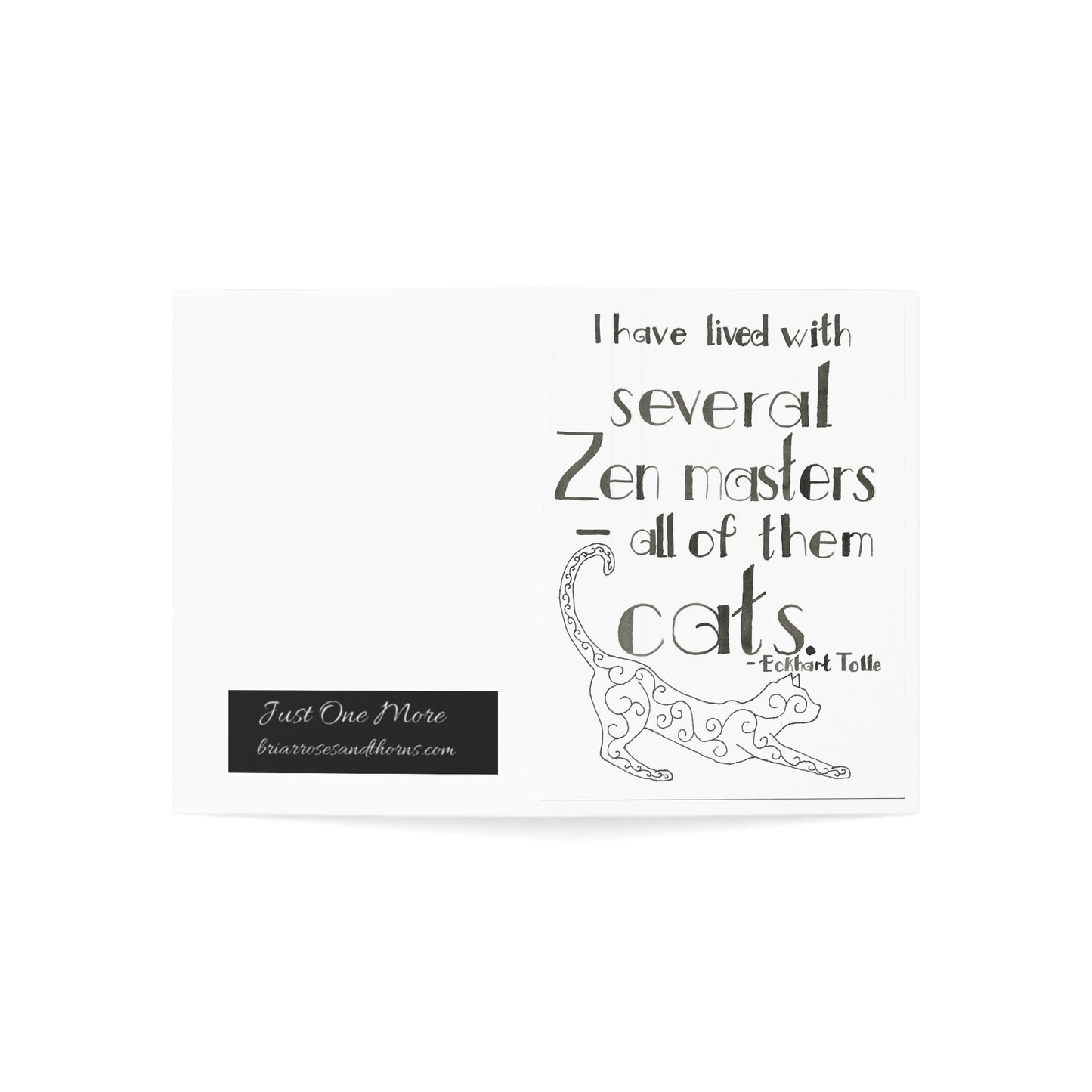 Zen Master Cats Greeting Cards