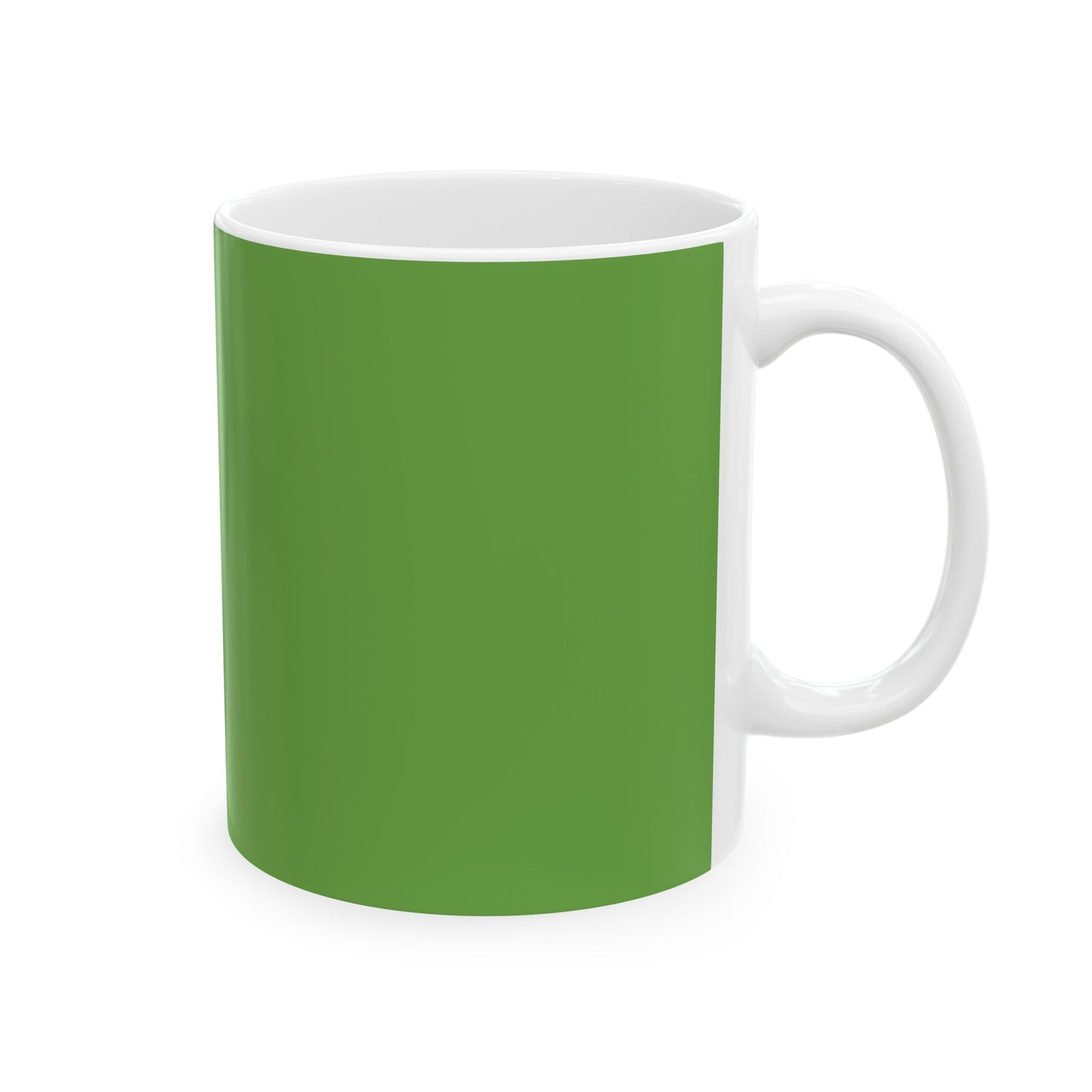 Furts Green Ceramic Mug, 11oz, Green