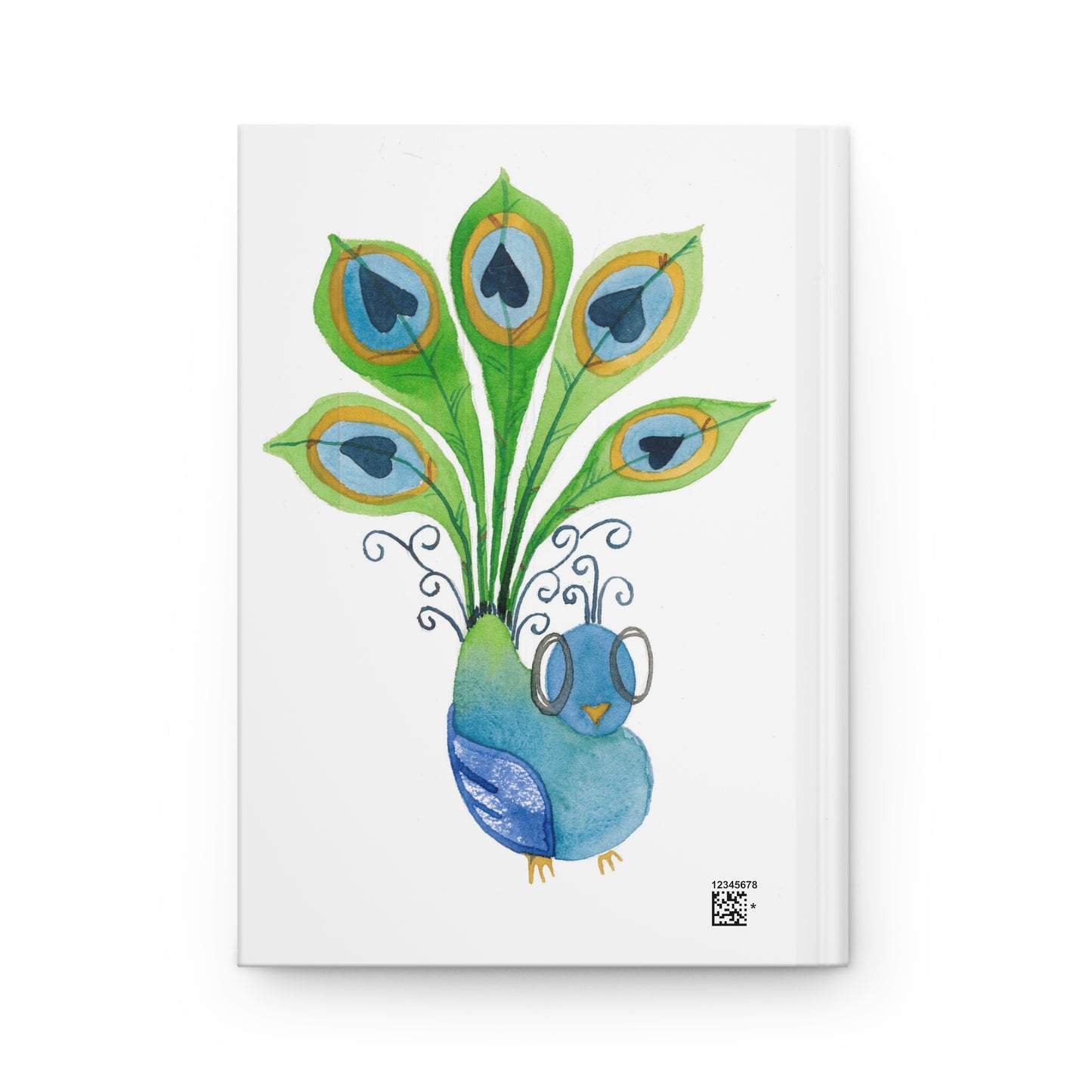 Peacock - Hardcover Journal Matte