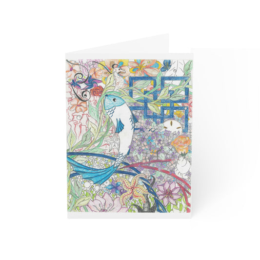 Fish and Flowers Card