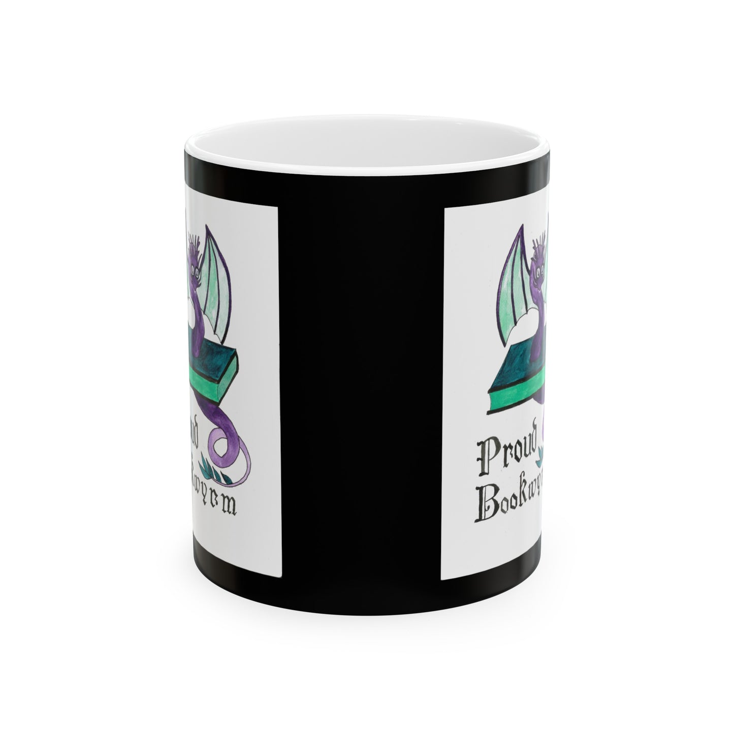 Proud Bookwyrm - Ceramic Mug, 11oz