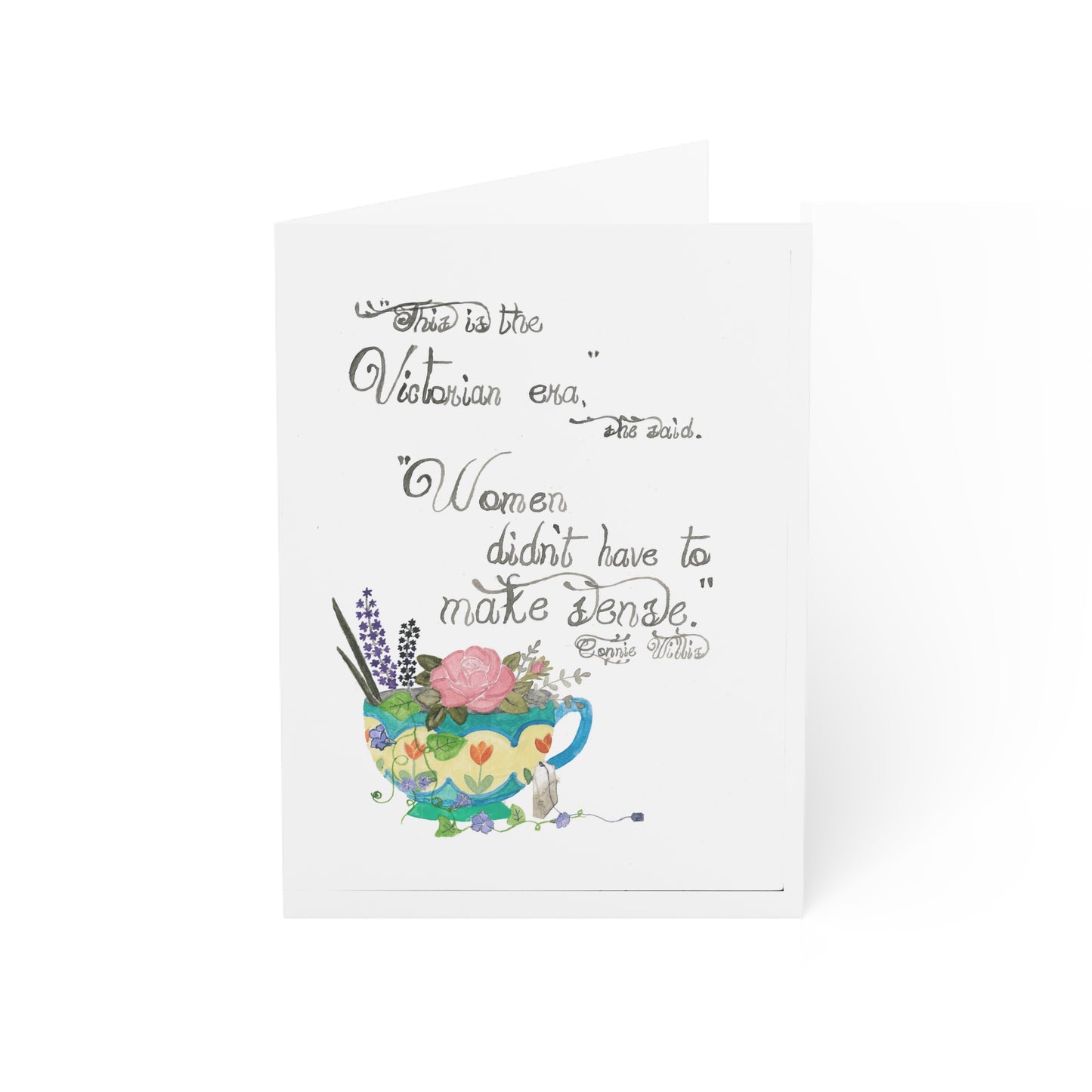 Victorian Era Women Greeting Cards